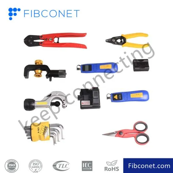Fibconet Praktischer FTTH 光ファイバー接続ツールケースボックスツール Kir